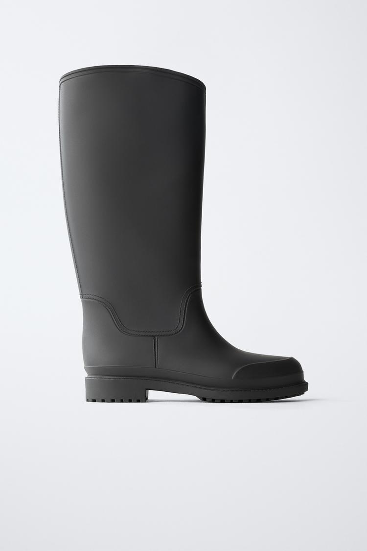 TALL RAIN BOOTS Black ZARA United States - Main Image