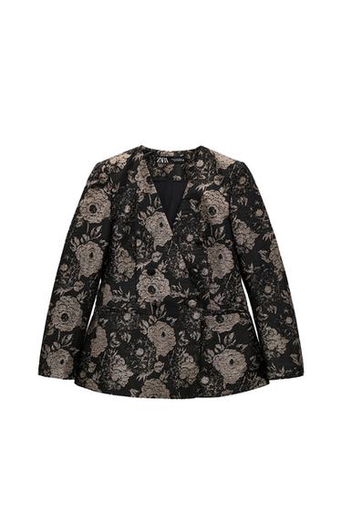 GOLDEN JACQUARD JACKET