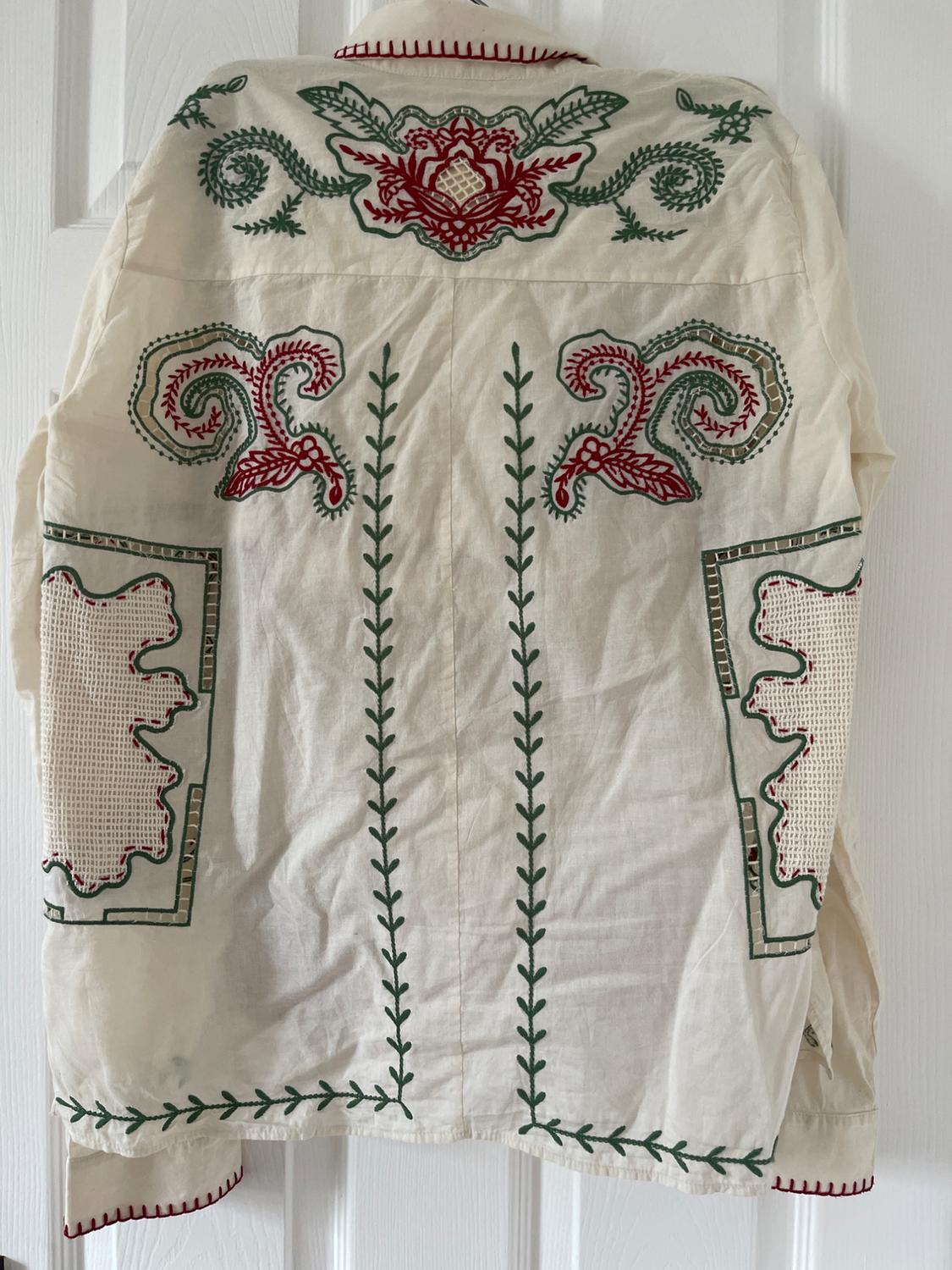 ZW COLLECTION EMBROIDERED SHIRT - Image 2