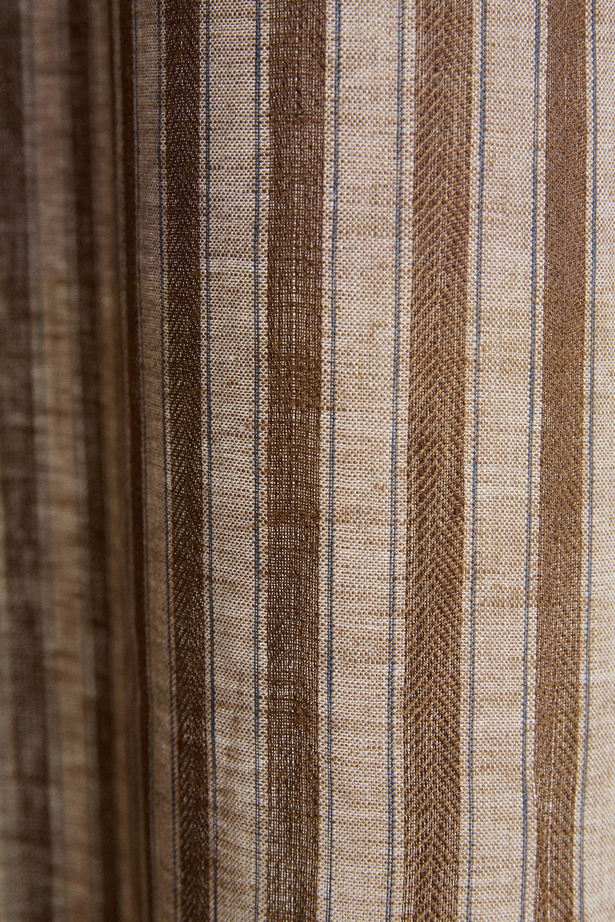 STRIPED LINEN CURTAIN