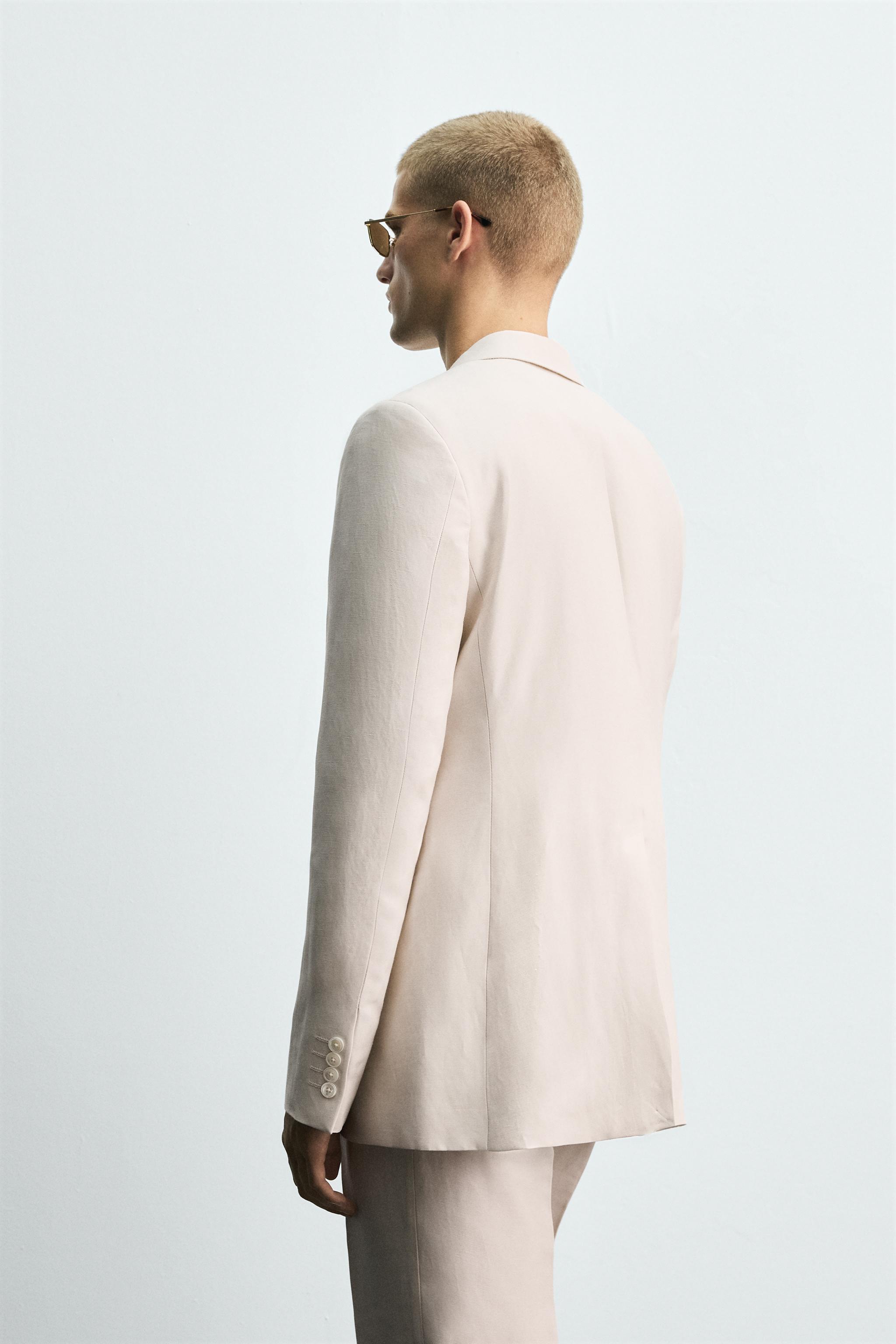 SUIT BLAZER BOBBY GILLESPIE X ZARA - Ecru | ZARA India