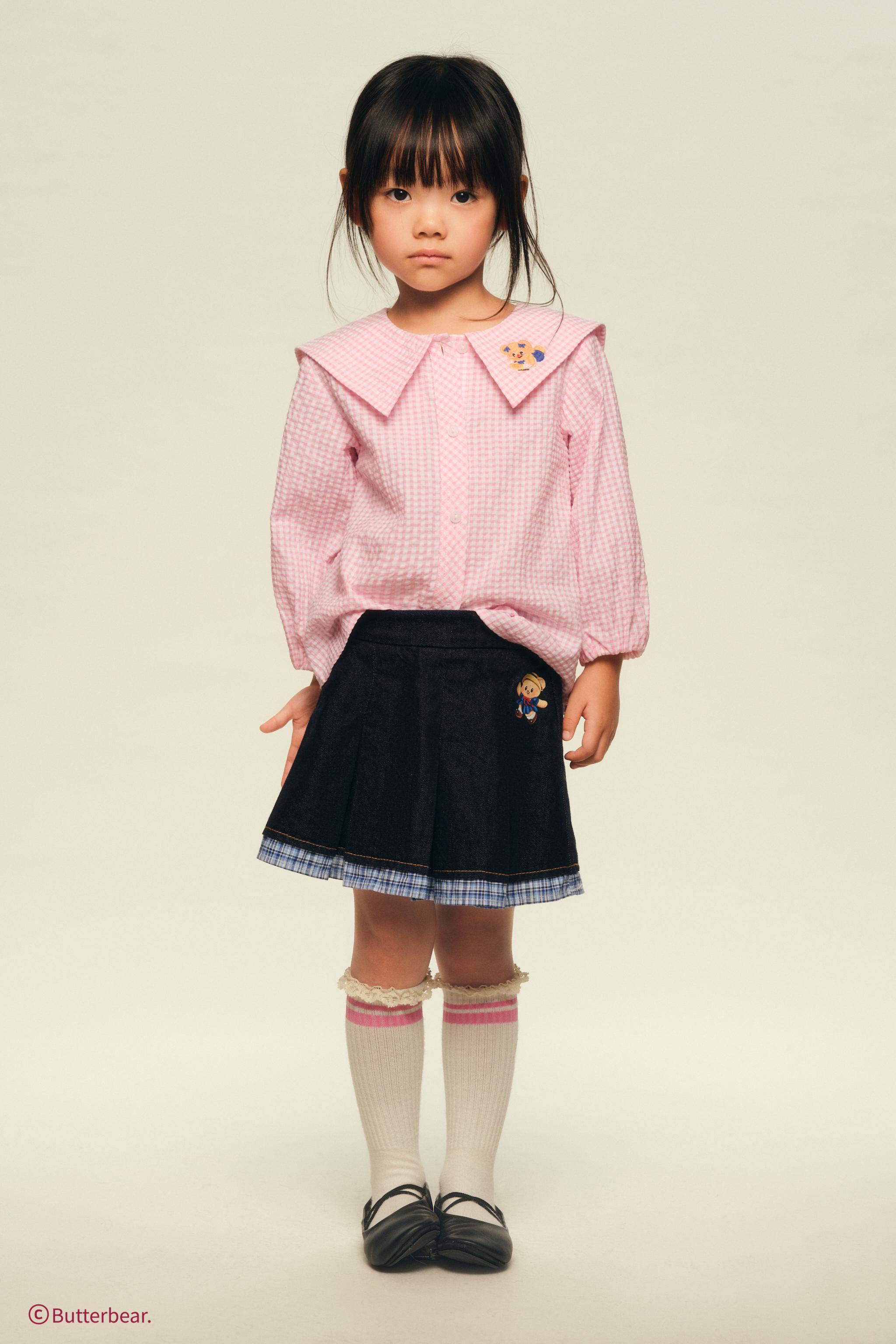 BUTTERBEAR © GINGHAM SHIRT - Pink | ZARA United States