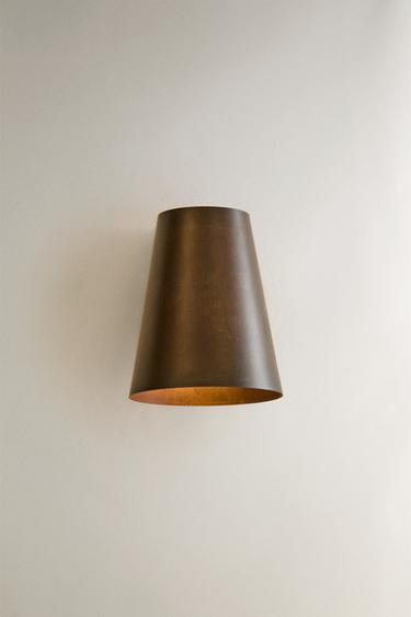 LAMPE | APPLIQUE MURALE MÉTAL RUSTIQUE - Rouille de Zara - Image 1