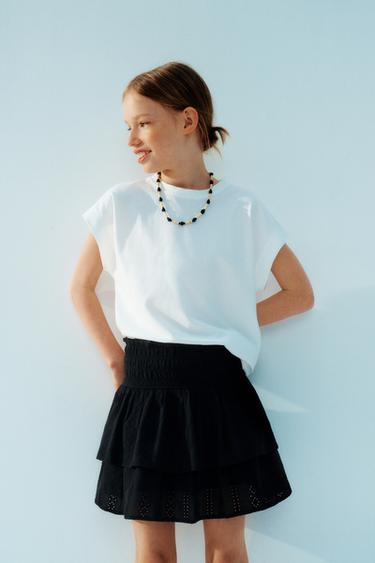 2-PACK OF WOODEN NECKLACES - Black / White by Zara