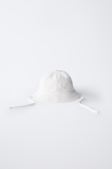 BONNET AVEC ÉTIQUETTE - Blanc de Zara - Image 0