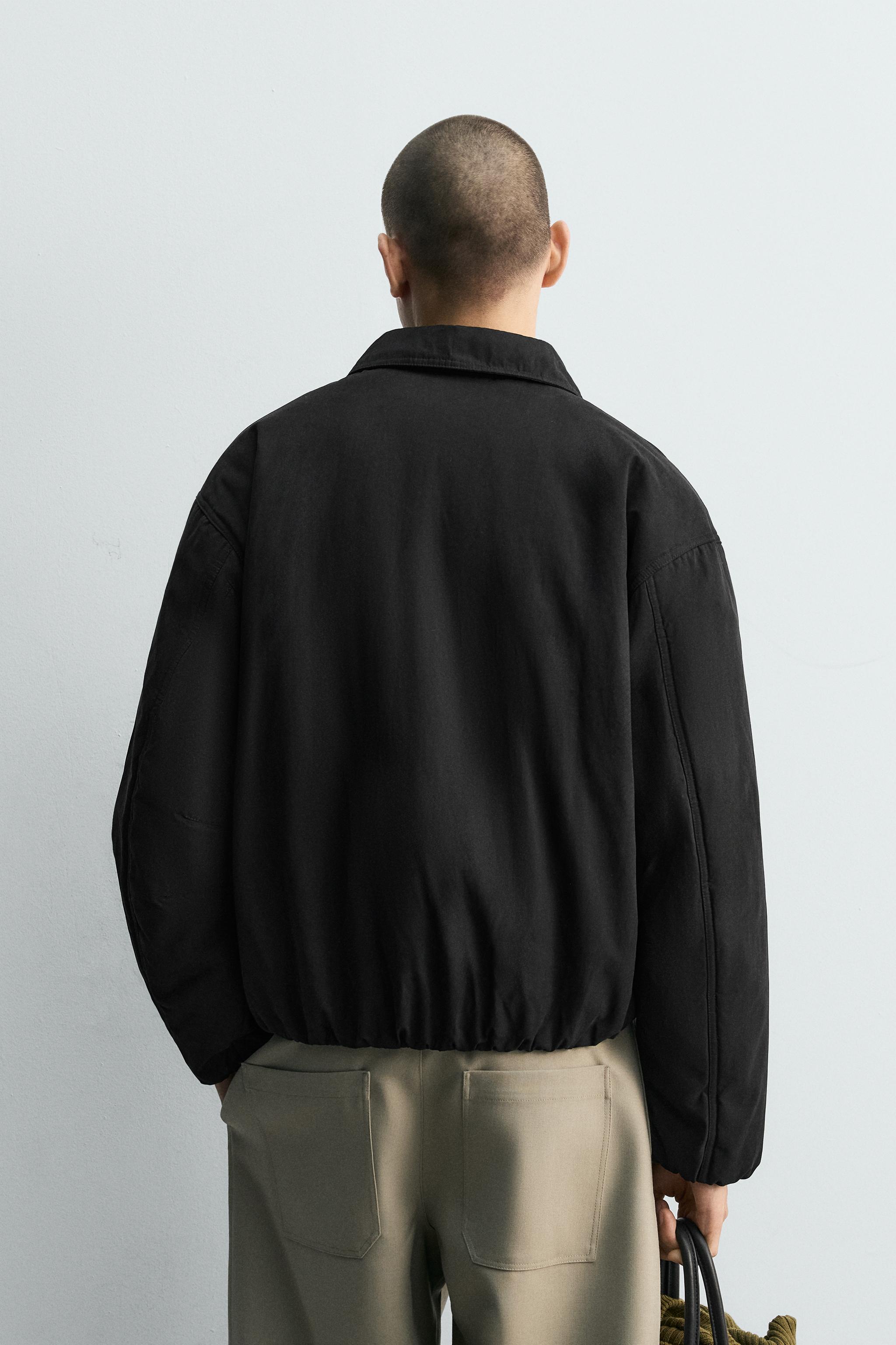 BOXY FIT TEXTURED JACKET