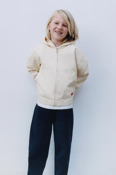 SOBRECAMISA CAPUCHA ESPIGA - Crudo de Zara