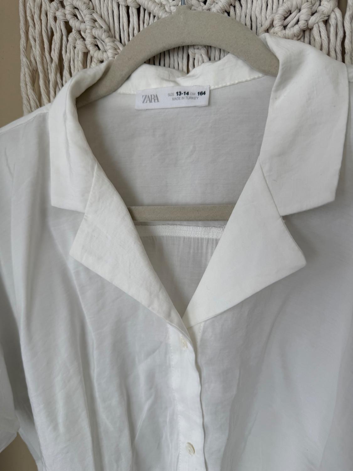 FLOWY CROP SHIRT - Image 4