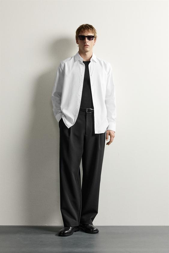 CAMISA SLIM FIT - Blanco de Zara - Imagen 0