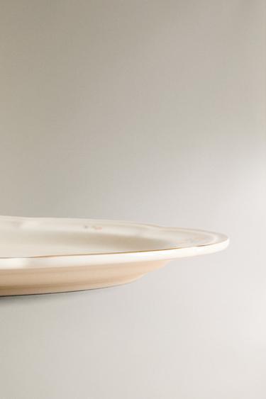 PLAT PORCELAINE FLORAL - Crème de Zara - Image 3