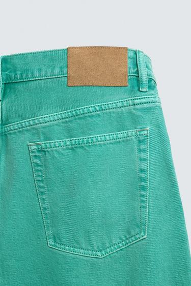 JEAN COUPE DROITE - Turquoise de Zara - Image 9