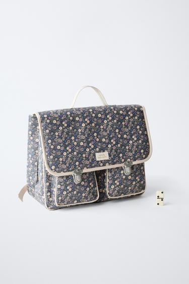 FLORAL SCHOOL SATCHEL - Blue by Zara - Image 4