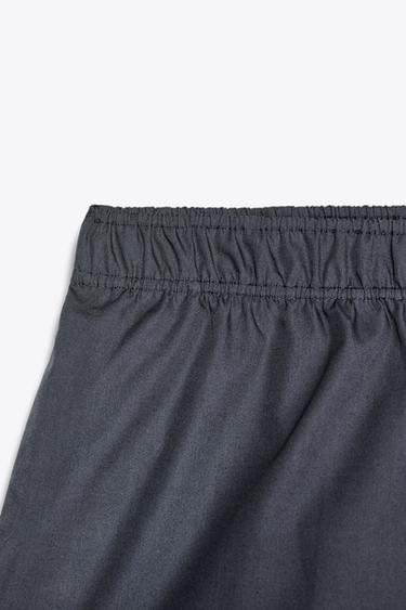 POPLIN SHORTS - Light petrol blue by Zara - Image 7