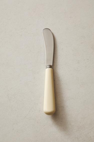 BUTTER KNIFE WITH COLOURED HANDLE - Cream by Zara - Image 5