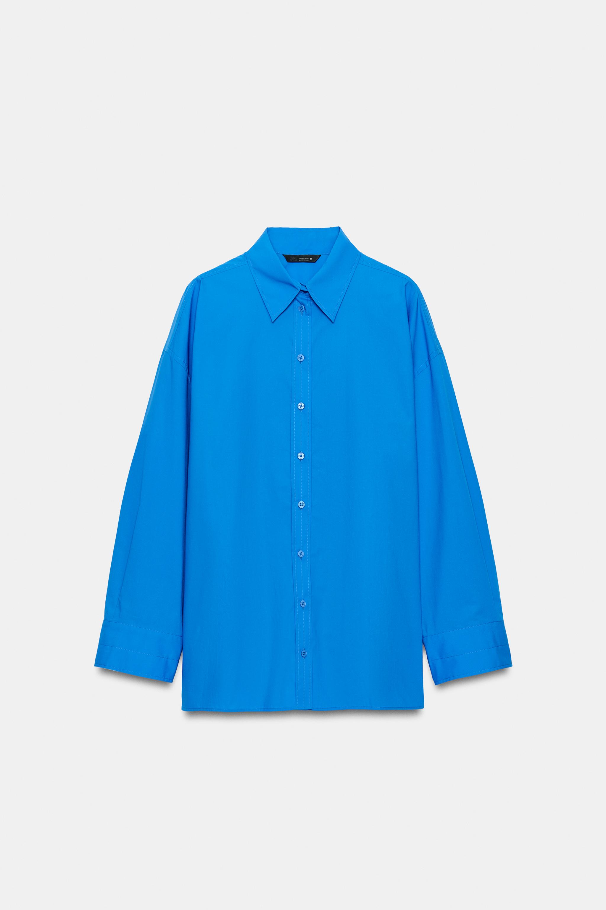 OVERSIZED POPLIN SHIRT