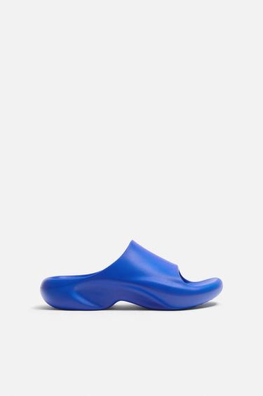 CHANCLA DE BAÑO - Azul de Zara