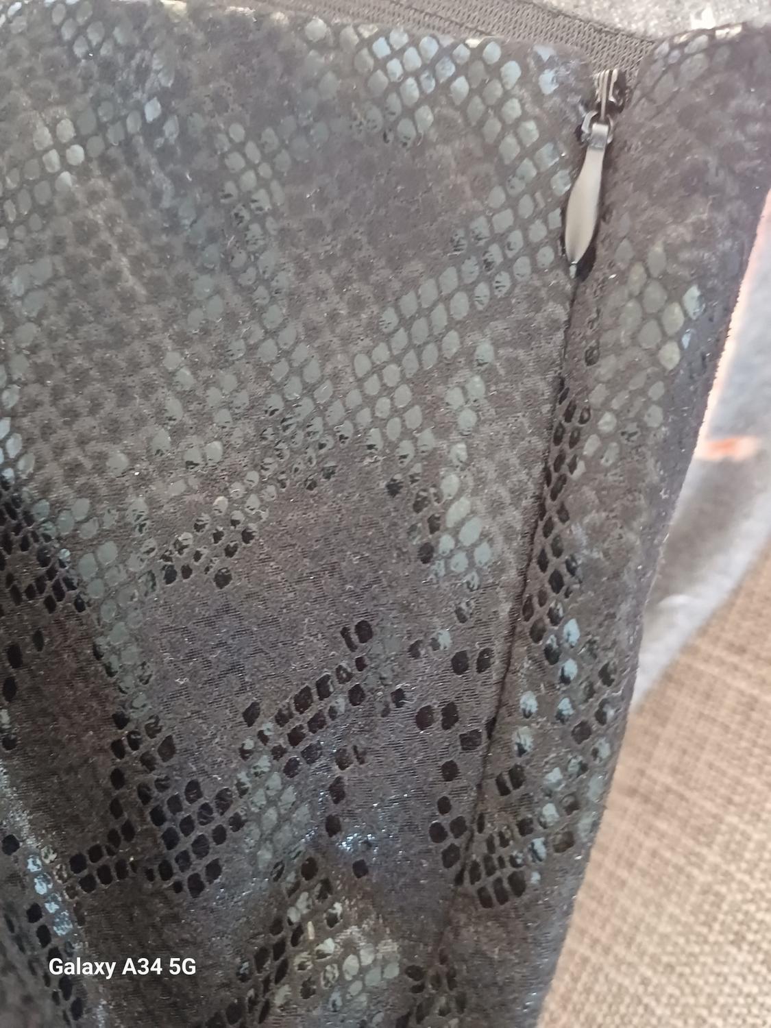 FAUX SNAKESKIN LEGGINGS - Image 3