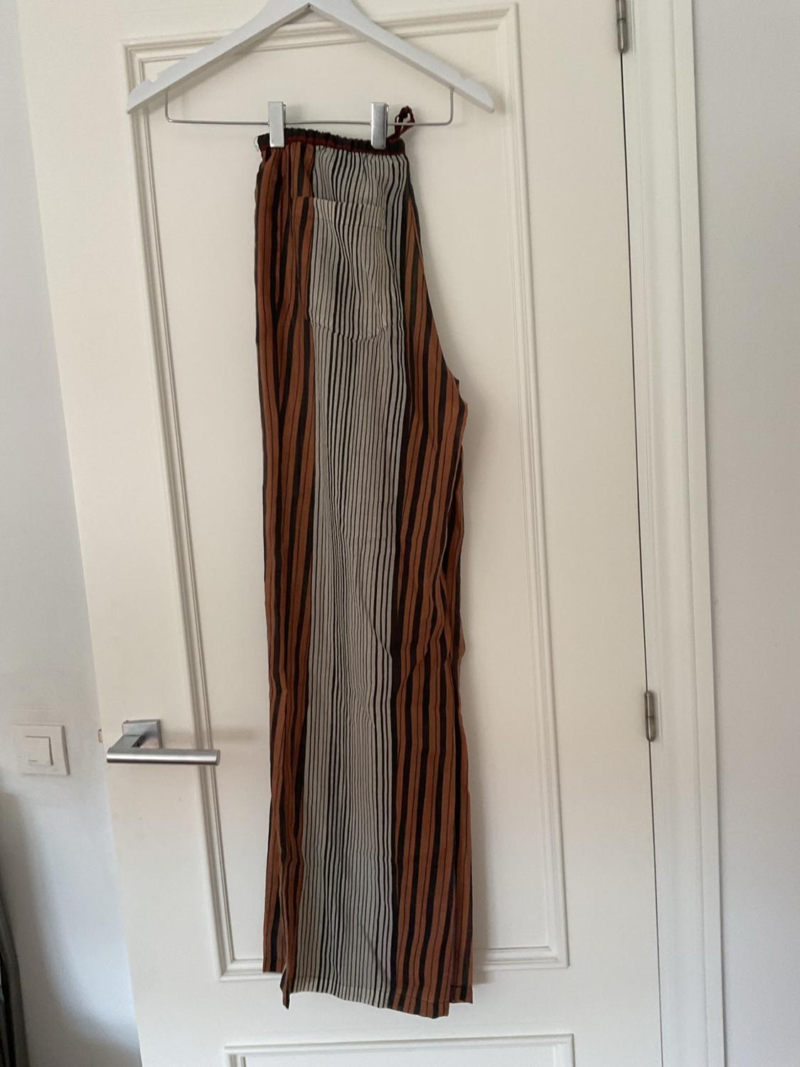 ZW COLLECTION STRIPED PYJAMA-STYLE TROUSERS - Image 3