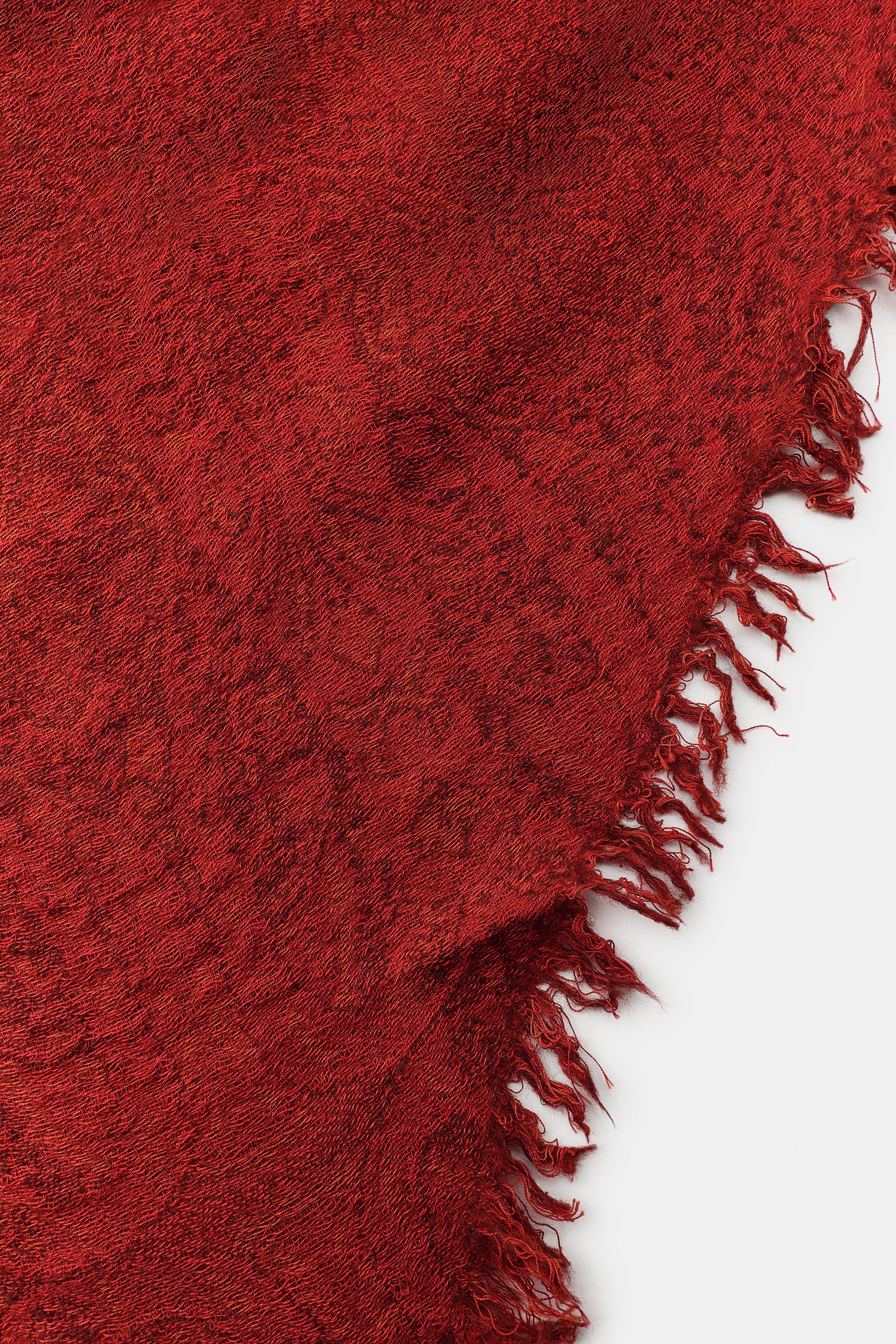 FOULARD JACQUARD À FRANGES