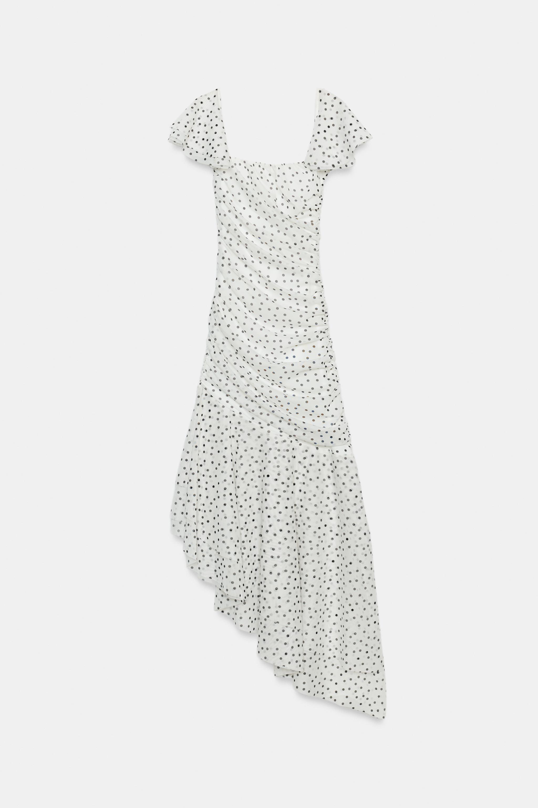 POLKA DOT MIDI DRESS