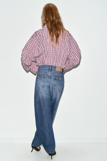 JEAN Z1975 BARREL TAILLE HAUTE - Bleu moyen de Zara - Image 5