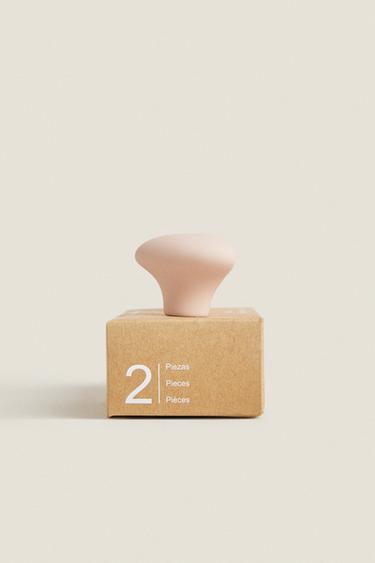 LOT BOUTONS DE PORTE ENFANTS CŒUR (LOT DE 2) - Rose pastel de Zara - Image 4