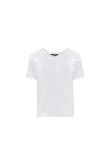 RUFFLED T-SHIRT