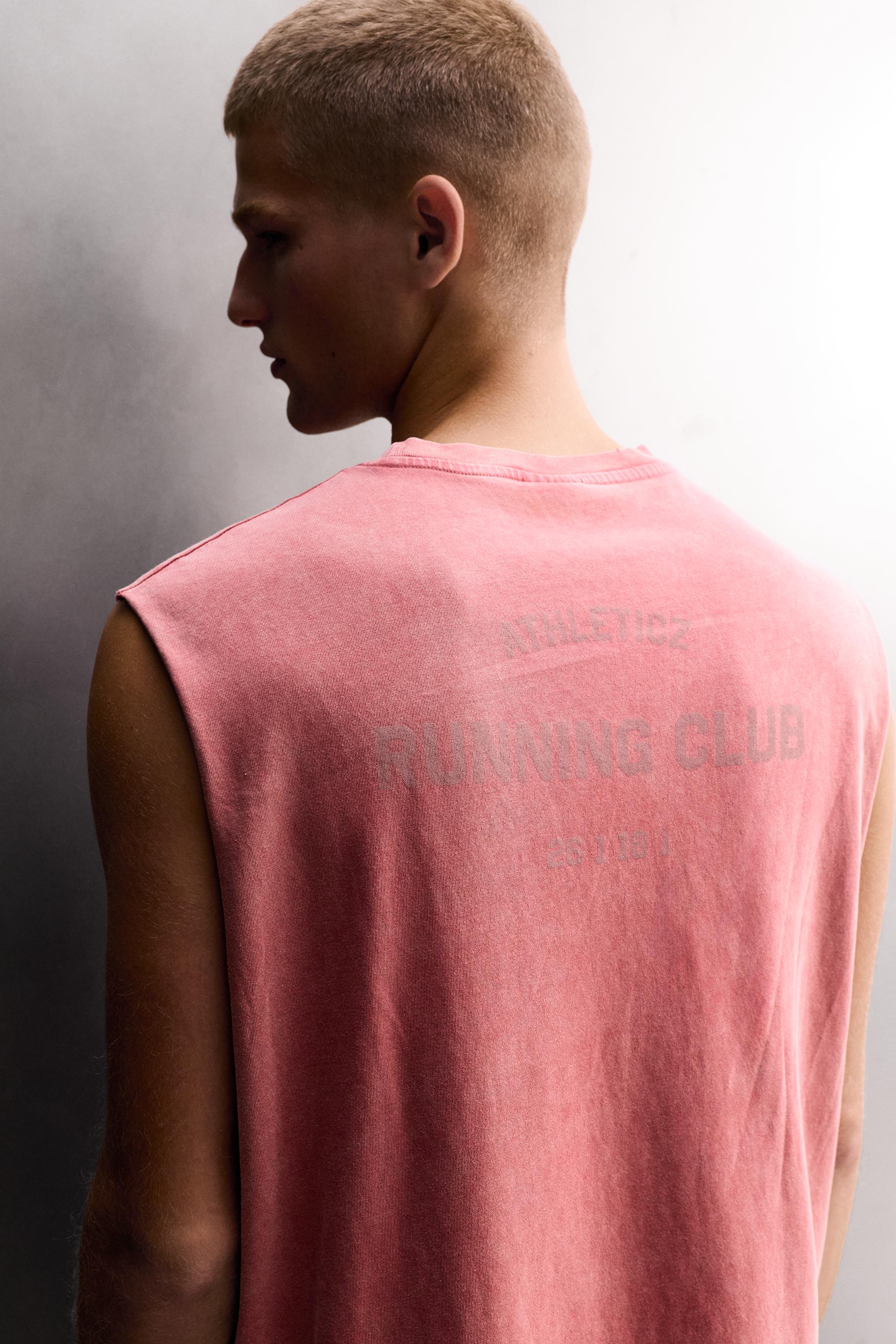 T-SHIRT DÉBARDEUR RUNNING EN COTON