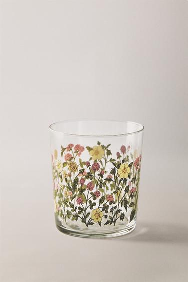 VERRE EN VERRE DÉCALCOMANIE - Vert de Zara