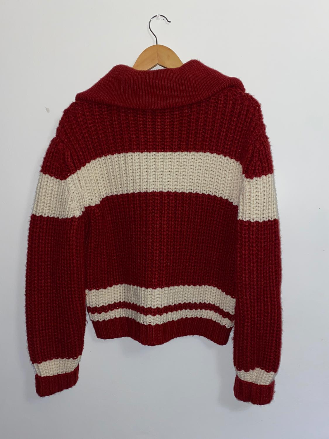 STRIPED KNIT CARDIGAN - Image 2