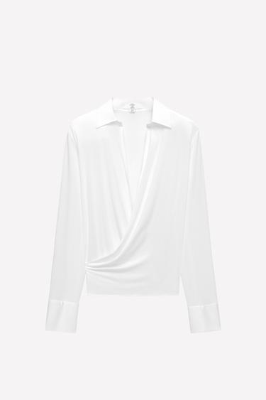 CAMISA KIMONO LUDOVIC DE SAINT SERNIN x ZARA - Blanc de Zara