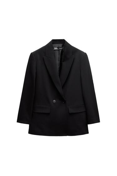 OVERSIZE BLAZER WITH PADDED SHOULDERS
