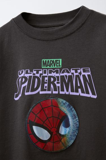 T-SHIRT À EFFET OPTIQUE SPIDER-MAN © MARVEL - Anthracite foncé de Zara - Image 4