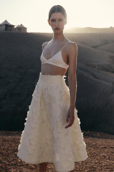 SAIA MIDI ESTRUTURA ZW COLLECTION - Cru da Zara