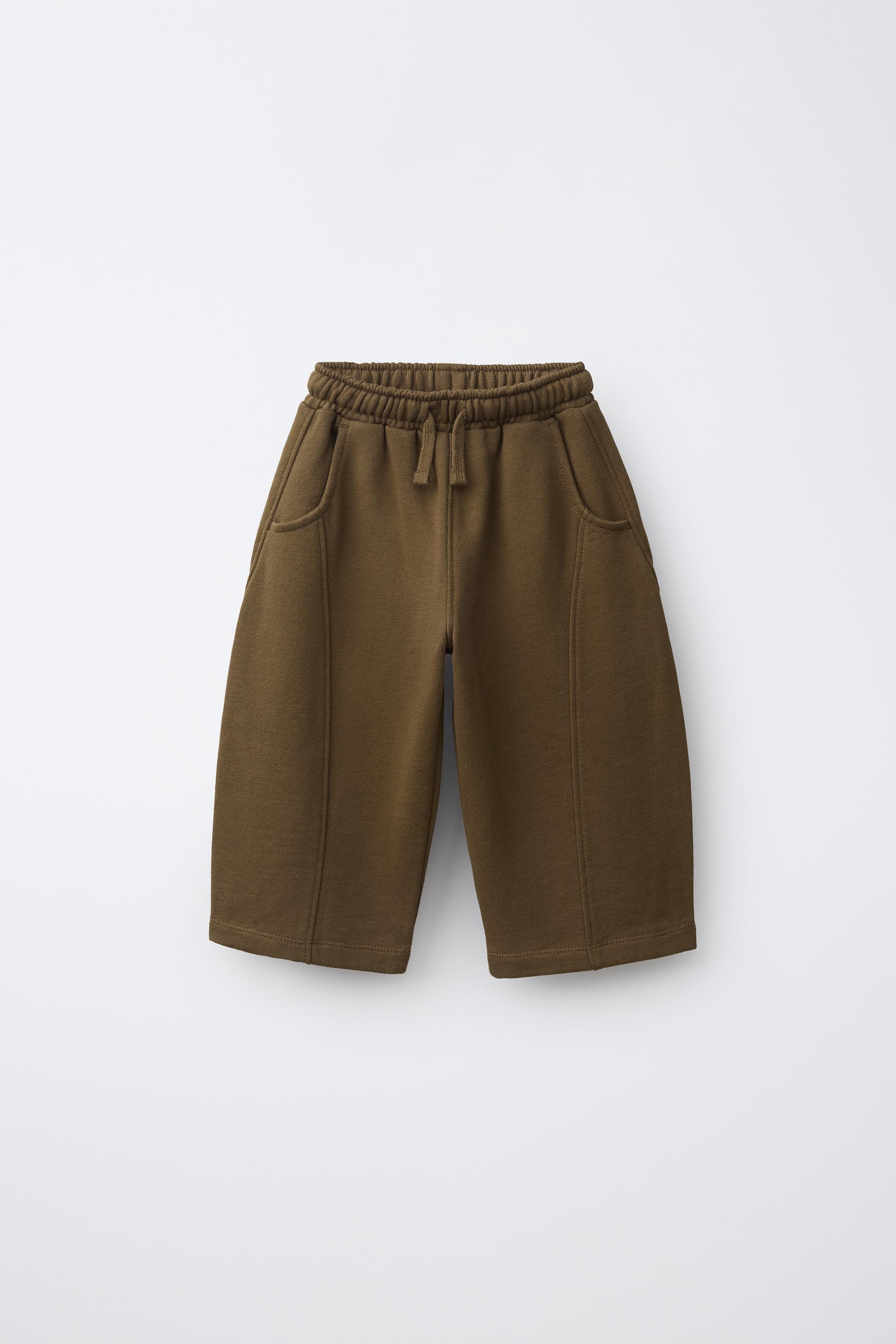 SOLID BALLOON PANTS — Ocher