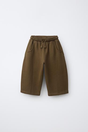 PANTALON BALLON UNI - Ocre de Zara