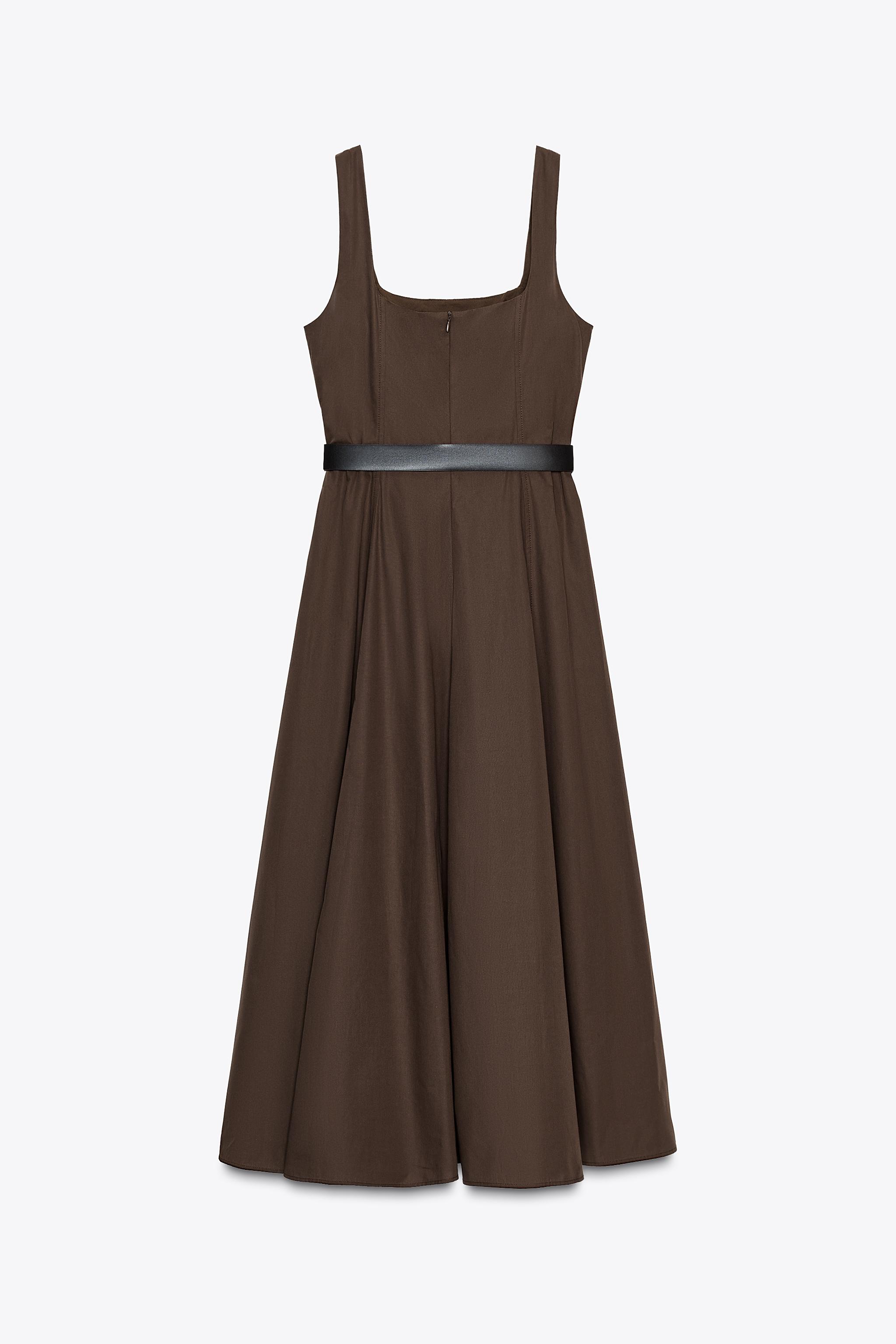 ROBE MI-LONGUE CEINTURE