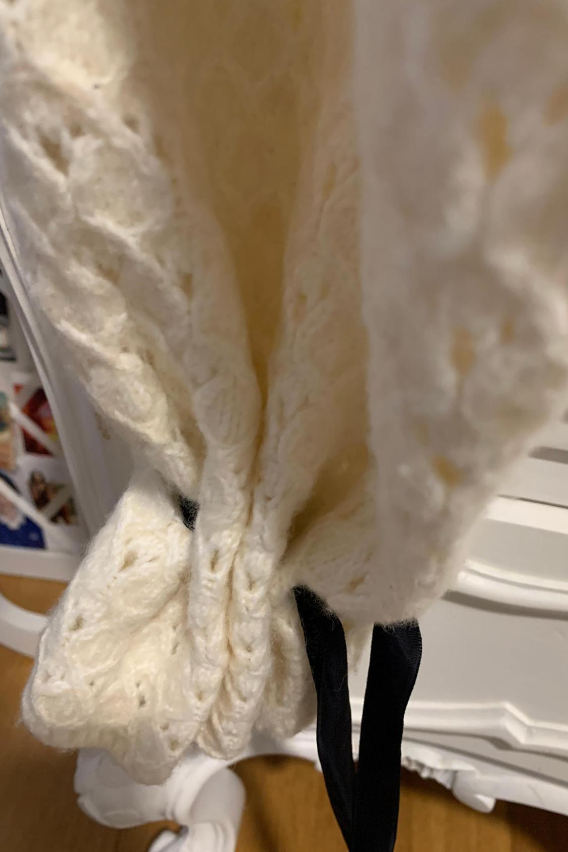 KNIT SWEATER WITH RUFFLE TRIMS - Image 5