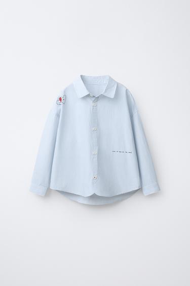 ÁO SƠ MI OXFORD KẺ SỌC ORFAYO © - Stripes từ Zara - Hình ảnh 0