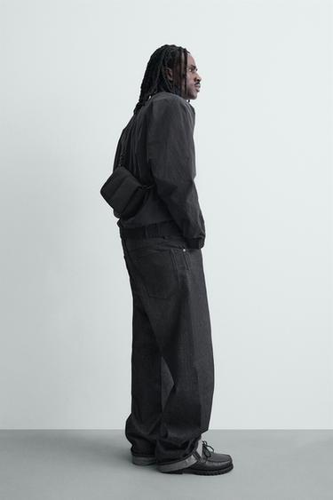 SAC BANDOULIÈRE EN NYLON - Noir de Zara - Image 0