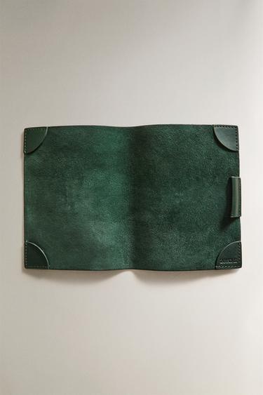 LEATHER GOLF NOTEBOOK COVER - Green by Zara - Image 2