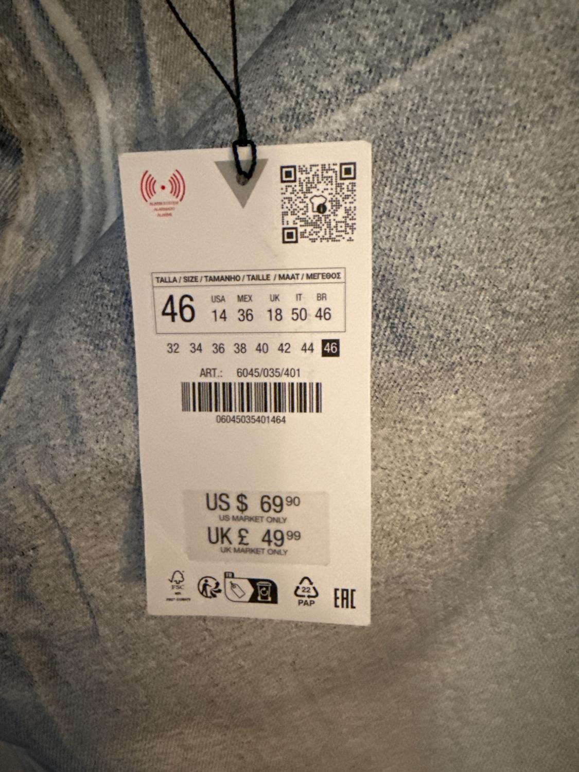 JEANS LOOSE TRF FOIL TIRO MEDIO - Image 3