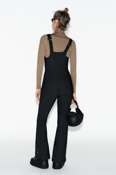 WATER-RESISTANT WINDPROOF RECCO® TECHNOLOGY SKI COLLECTION DUNGAREES - Black by Zara - Image 2
