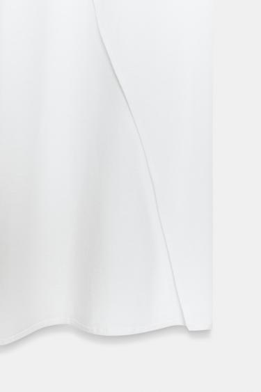 ASYMMETRIC LONG TOP - White by Zara - Image 7