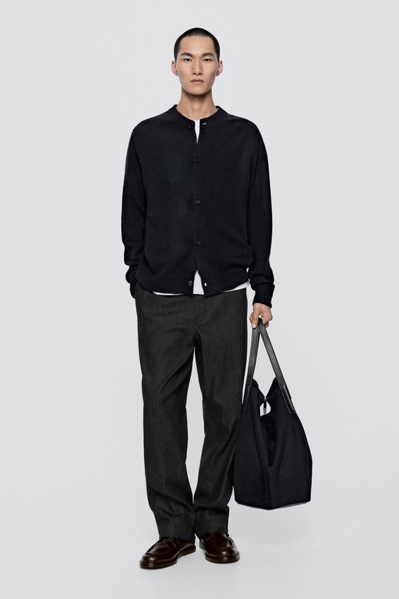Zara Button-up knit cardigan - LIMITED EDITION - Navy blue - Image 0