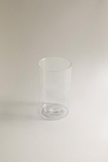 PORTE-BROSSES À DENTS BOROSILICATE INSCRIPTION - 990 de Zara - Image 1