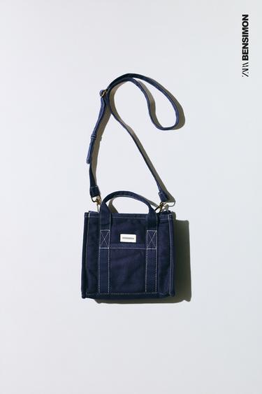 МИНИ-СУМКА-ШОПЕР BENSIMON ® X ZARA — Синий от Zara