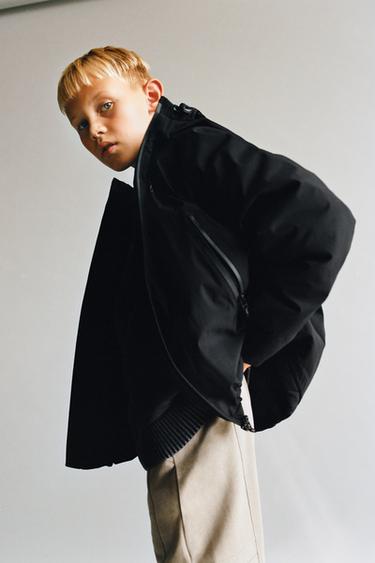 VESTE REMBOURRÉE ZIPPÉE - Noir de Zara - Image 9