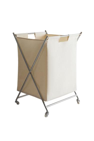 WASMAND MET WIELEN - Ecru van Zara