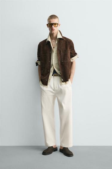 ΠΑΝΤΕΛΟΝΙ CHINO WIDE FIT ΠΙΕΤΕΣ - ΛΕΥΚΟ του Zara - Εικόνα 0